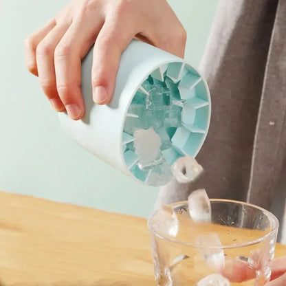 Round Silicone Ice Cube Mold – Compact, Creative & Refreshing