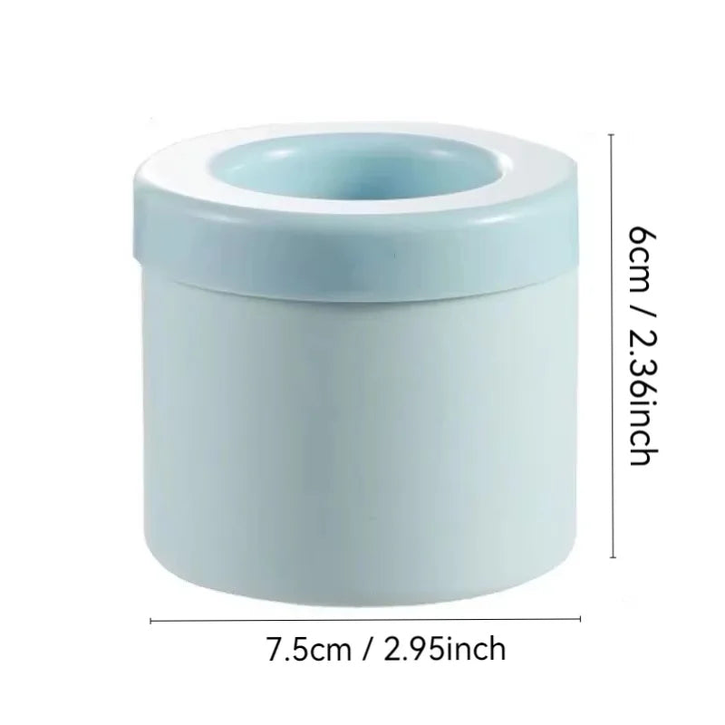 Round Silicone Ice Cube Mold – Compact, Creative & Refreshing